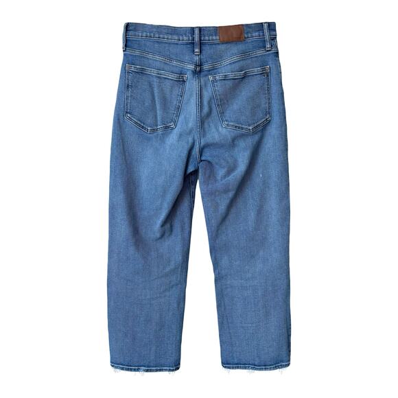 Madewell Slim Wide-Leg Crop Jeans Sz 29  - Picture 3 of 9